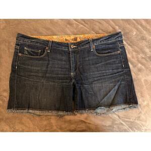 Paige Women Shorts 31 Regular Denim Casual Blue